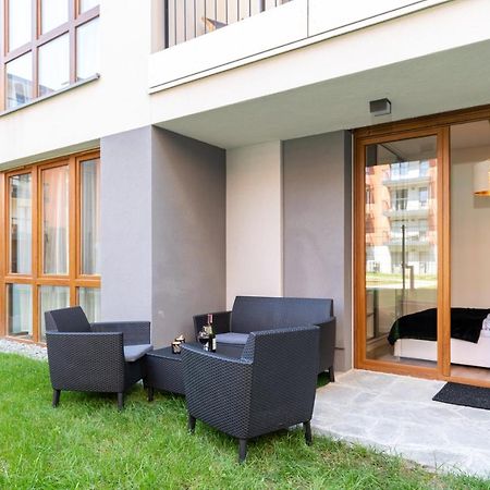 New Apartment, Private Patio Cracovia Exterior foto