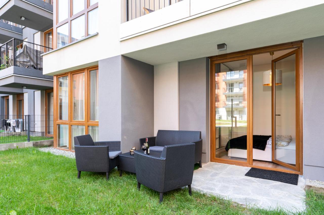 New Apartment, Private Patio Cracovia Exterior foto